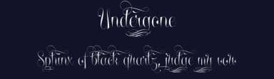 Undergone by Måns Grebäck — Script Handwritten Font — thumbnail 2