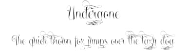 Undergone by Måns Grebäck — Script Handwritten Font — thumbnail 1