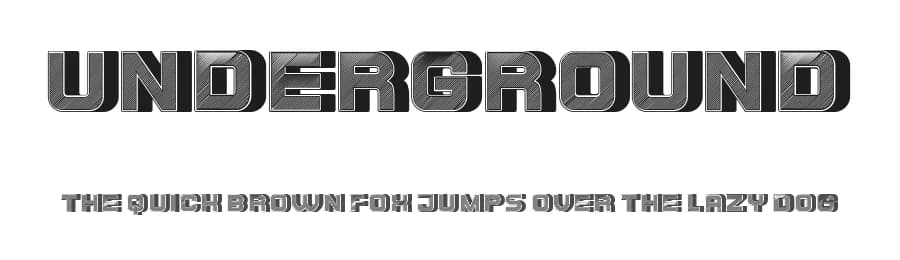 Underground by Vladimir Nikolic — Sans Serif Font