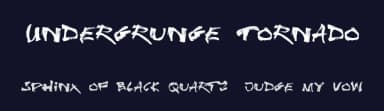 Undergrunge Tornado by Roland Huse Design — Script Handwritten Font — thumbnail 2