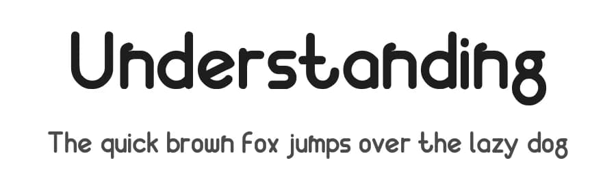 Understanding by Akhmad Mujayyid — Sans Serif Font — preview 1