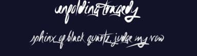 Unfolding Tragedy by Dirt2.com - SickCapital — Script Handwritten Font — thumbnail 2