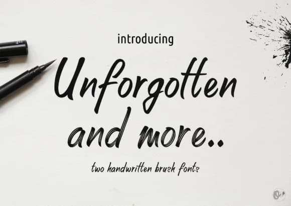 Unforgotten Font by Unatype — Script Handwritten Font