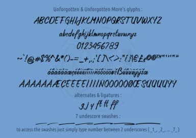 Unforgotten Font by Unatype — Script Handwritten Font — thumbnail 5