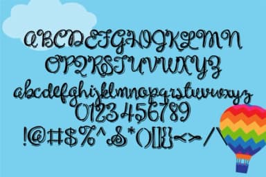 Unicorn Script Jitter Font by Illustration Ink — Script Handwritten Font — thumbnail 2