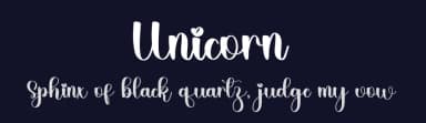 Unicorn by Inermedia Studio — Script Handwritten Font — thumbnail 2