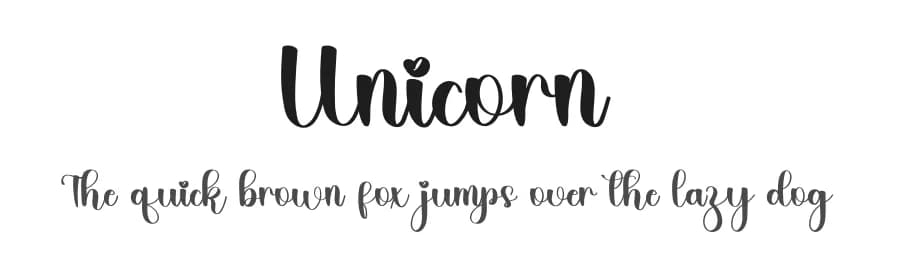 Unicorn by Inermedia Studio — Script Handwritten Font