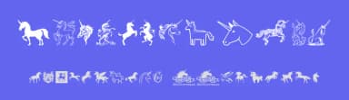 Unicorn by Woodcutter — Dingbats Font — thumbnail 3