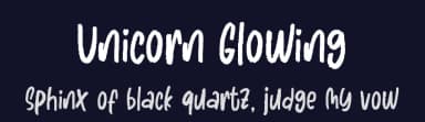 Unicorn Glowing by DumadiStyle — Script Handwritten Font — thumbnail 2