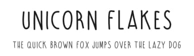 Unicorn Flakes by Nina — Script Handwritten Font — thumbnail 1