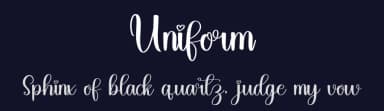 Uniform by Inermedia Studio — Script Handwritten Font — thumbnail 2