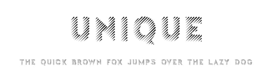 Unique by 177Studio — Sans Serif Font