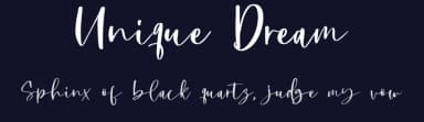 Unique Dream by Fontysia — Script Handwritten Font — thumbnail 2