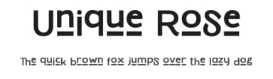 Unique Rose by ToniStudio — Sans Serif Font — thumbnail 1