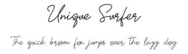 Unique Surfer by Creaditive Design — Script Handwritten Font — thumbnail 1