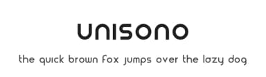 Unisono by Piero Unisono — Sans Serif Font — thumbnail 1