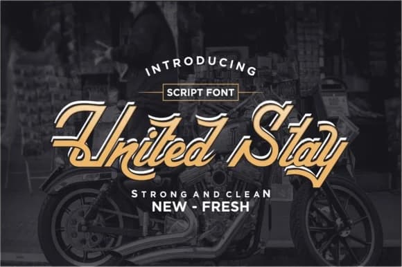 United Stay Font by typelinestudio — Script Handwritten Font