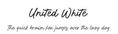 United White by Balpirick Studio — Script Handwritten Font — thumbnail 1