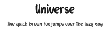 Universe by Scratchones — Script Handwritten Font — thumbnail 1