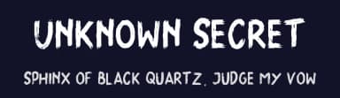 Unknown Secret by mlkwsn — Script Handwritten Font — thumbnail 2
