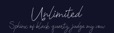 Unlimited by Gagegostyle — Script Handwritten Font — thumbnail 2