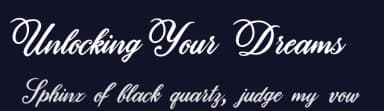 Unlocking Your Dreams by Roland Huse Design — Script Handwritten Font — thumbnail 2