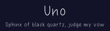 Uno by Noor  AlQahtani — Script Handwritten Font — thumbnail 2