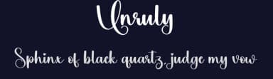 Unruly by Scratchones — Script Handwritten Font — thumbnail 2