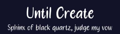 Until Create by Studio Hello Good — Script Handwritten Font — thumbnail 2