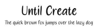 Until Create by Studio Hello Good — Script Handwritten Font — thumbnail 1