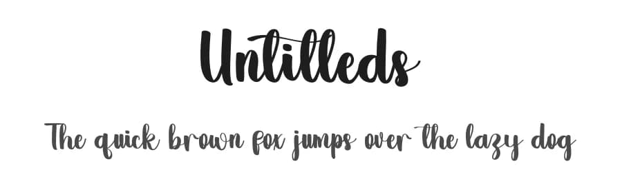 Untitleds by Inermedia Studio — Script Handwritten Font