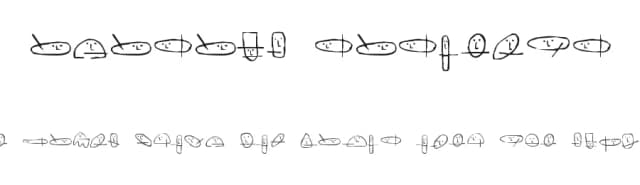 Unusual Suspects by Gloomnshloom — Dingbats Font