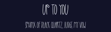 Up to You by Abo Daniel Studio — Script Handwritten Font — thumbnail 2