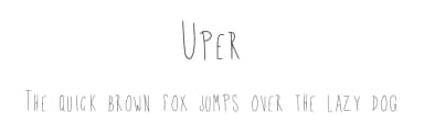 Uper by Bibi Rocha — Script Handwritten Font — thumbnail 1