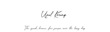 Upil Kering by Ali Hamidi — Script Handwritten Font — thumbnail 1