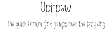 Upirpaw by Vaclav Krejci — Script Handwritten Font — thumbnail 1