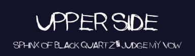 Upper Side by Xerographer Fonts — Script Handwritten Font — thumbnail 2
