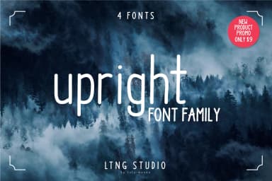 Upright Font by LTNG — Script Handwritten Font — thumbnail 1