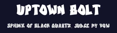 Uptown Bolt by Asep Rendi — Script Handwritten Font — thumbnail 2