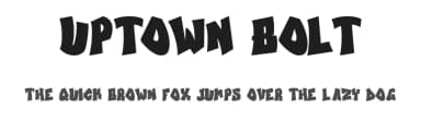 Uptown Bolt by Asep Rendi — Script Handwritten Font — thumbnail 1