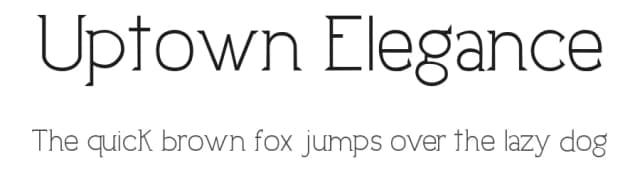 Uptown Elegance by Jambo! Fonts & Design — Serif Font