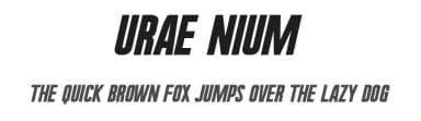 Urae Nium by James Barnardo — Sans Serif Font — thumbnail 1