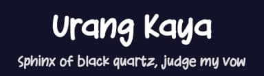 Urang Kaya by selawetype — Script Handwritten Font — thumbnail 2