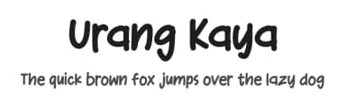 Urang Kaya by selawetype — Script Handwritten Font — thumbnail 1