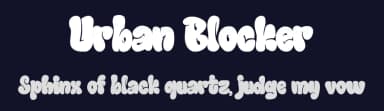 Urban Blocker by Din Studio — Script Handwritten Font — thumbnail 2