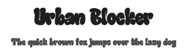 Urban Blocker by Din Studio — Script Handwritten Font — thumbnail 1