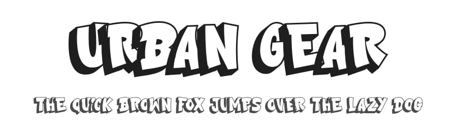 Urban Gear by Cikareotype Studio — Script Handwritten Font