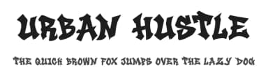 Urban Hustle by Kong Font — Script Handwritten Font — thumbnail 1