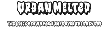 Urban Melted by Blankids — Script Handwritten Font — thumbnail 1
