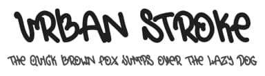 Urban Stroke by Cikareotype Studio — Script Handwritten Font — thumbnail 1